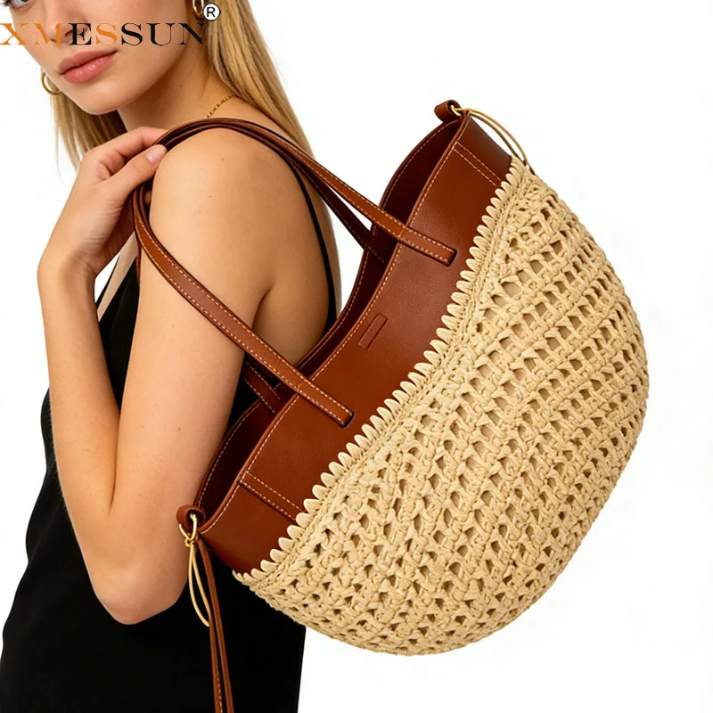 XMESSUN Women New Straw Woven  - đánh giá và giá Women Bags Jw Pei