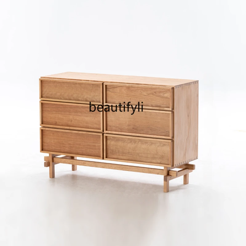 

Cube Sugar Chest of Drawers Design Solid Wood Six Buckets Nine Buckets Bedroom Living Room Storage Chest of Drawer