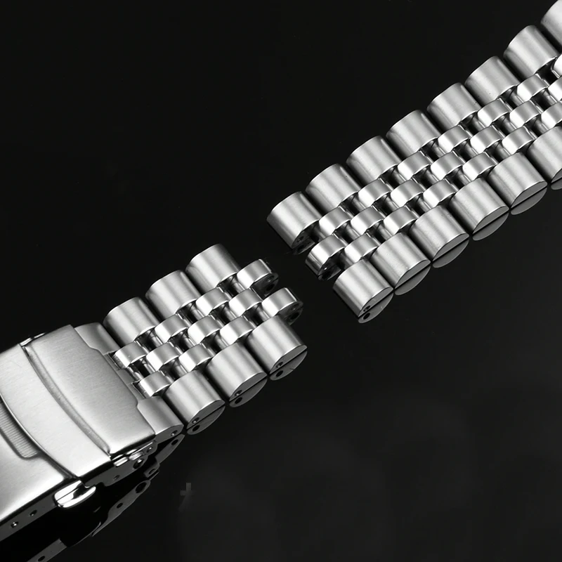 Solid Stainless Watch Band For Seiko Abalone Series Turtles Prospex SRPA21 SRP777 SRPC25 SRP773 SRP775 SRP779 Bracelet 22 Strap image 3