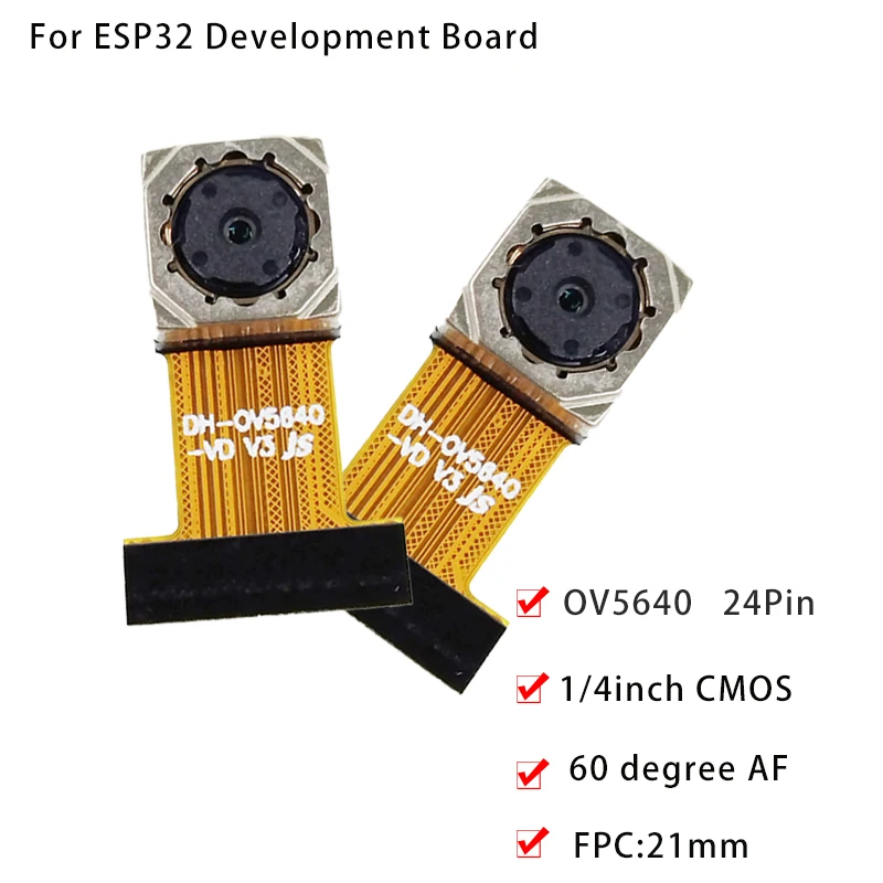 OV5640 Camera Module 5MP 24PIN DVP/Mipi For ESP32   STM32 K210   65Degree Auto Focus