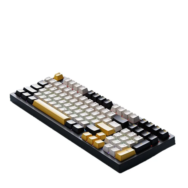 

Проводная клавиатура с высокой эстетикой, киберспортивными играми, офисные ноутбуки, смешанная легкая механическая синяя ось.