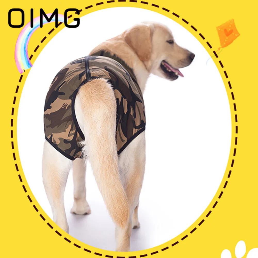 OIMG Camouflage Vest For Large Dogs Clothes Labrador Samoyed Border Collie Cartoon Print Big Dog T-shirt Breathable Dog Garment