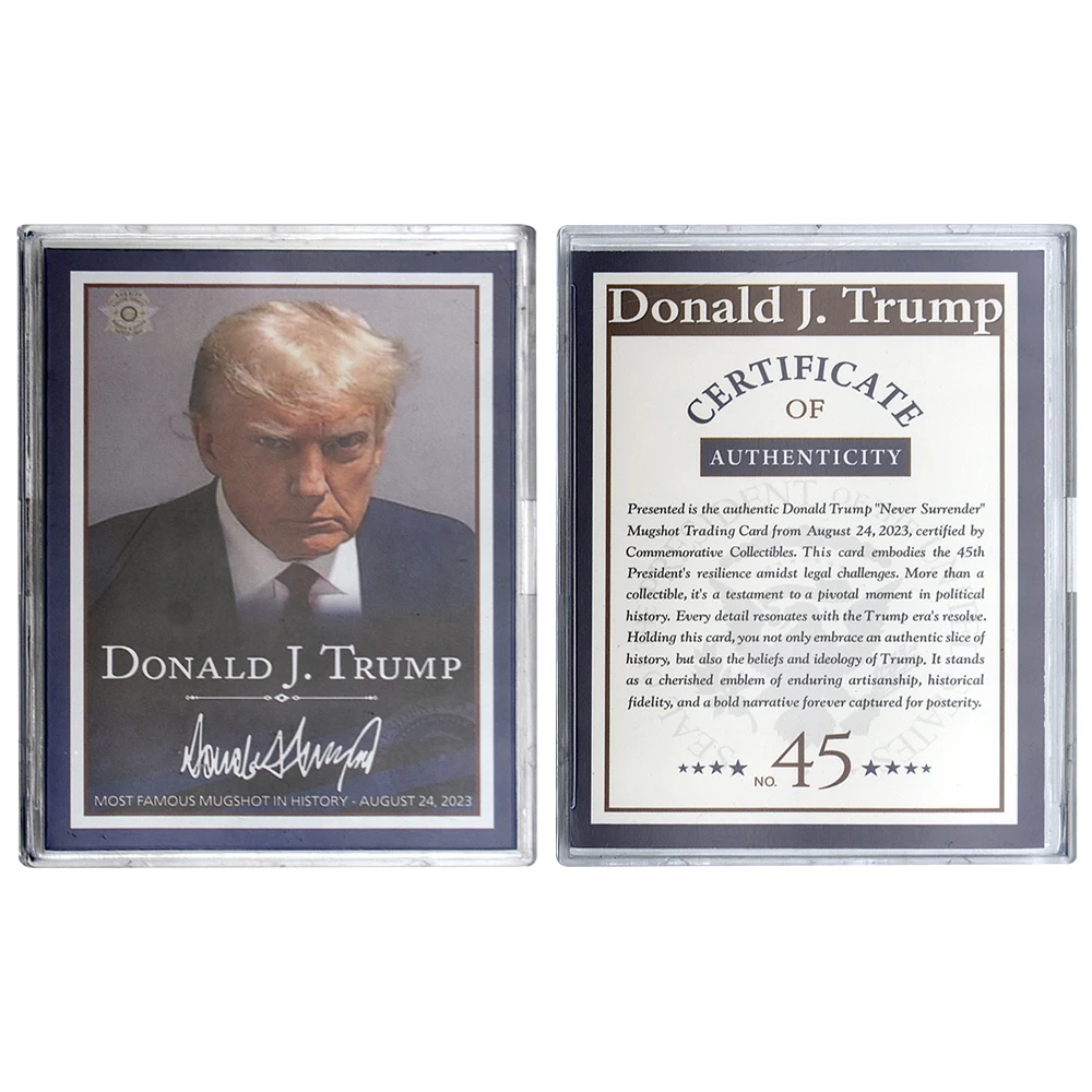 New Donald Trump Rating Card, 45th President of The United States Collected Cards Fan Holiday Gift