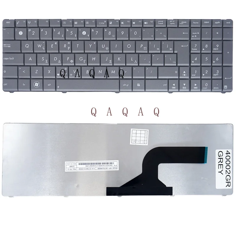 

QA Новая греческая клавиатура для ноутбука Asus N50 N53 N73 N73J K52 MB348-004 04GNZX1 GR