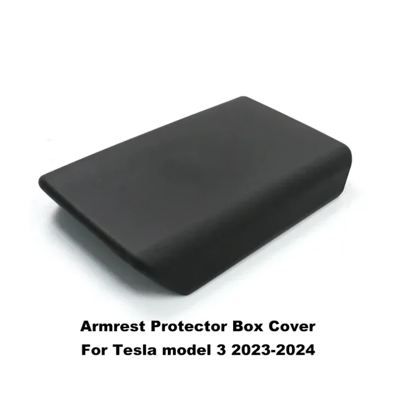 

Car Center Console Armrest Pad For Tesla Model 3 Y 2017-2024 TPE Soft Case Lid Auto Central Armrest Box Cover Accessories