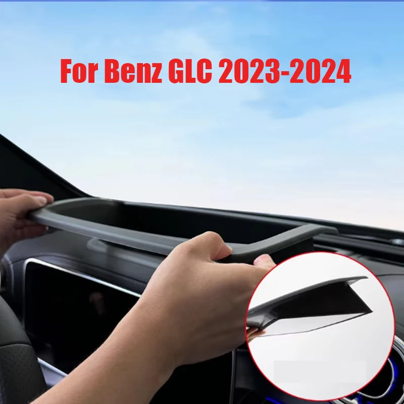 

HUD Car Protective Cover Head-Up For Mercedes Benz GLC 2023 2024 400e X254 MK2 Display Dust Cover Frame Windshield Accessorie