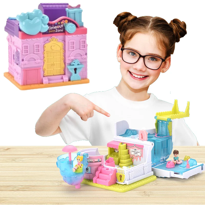 

Новинка, кукольный домик, игрушки, имитация кукольного домика, проекция сцены, интеллектуальное развитие, детские подарки для малышей