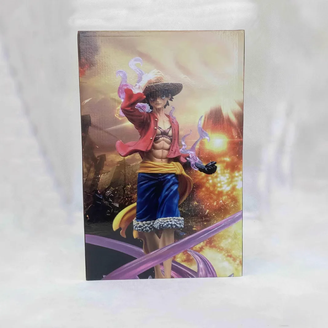 One Piece Monkey D. Ruffy Anime-Figur, Spielzeug, selbstbewusster Smiley, Ruffy-Actionfigur, PVC-Modell, Puppenmodell 2025