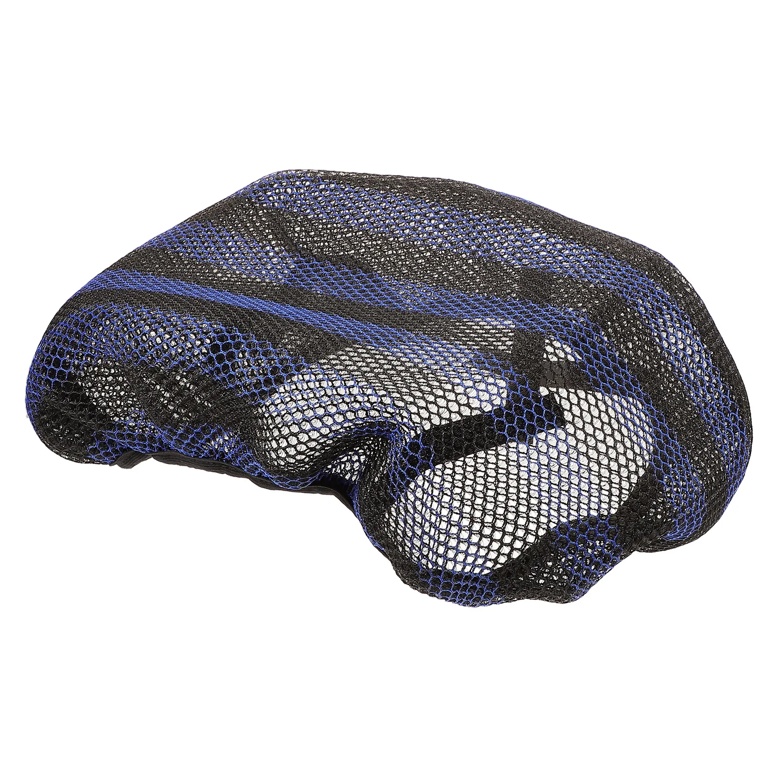 

Electric Motorcycle Seat Cover Black Stripe Breathable Mesh Cushion Cover Anti- Waterproof Motorbike Seat Pad