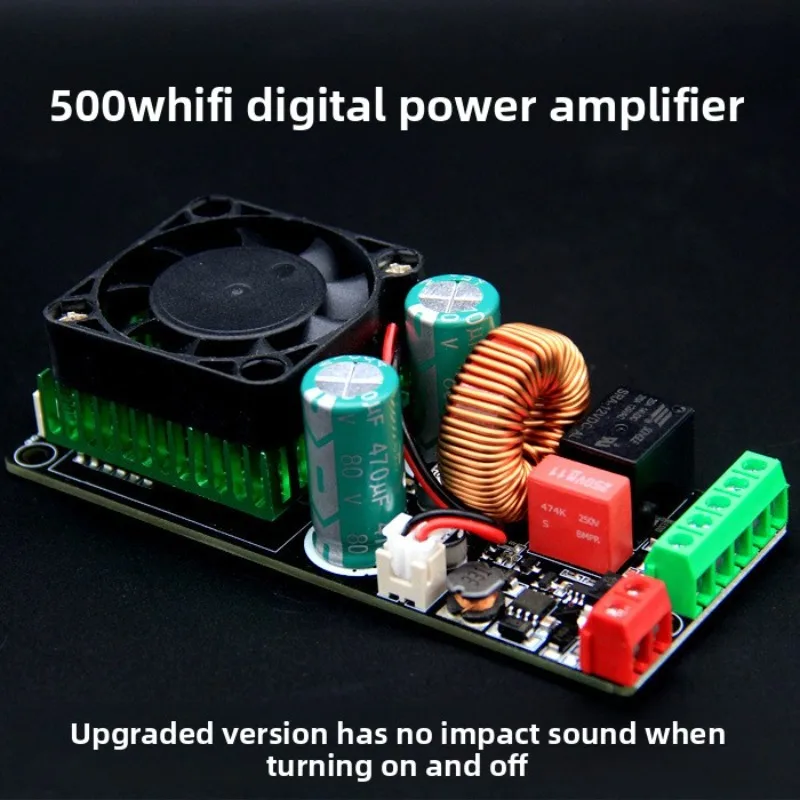 

High Power 500W Class D HIFI Digital Amplifier Board/Finished Product/Mono Channel/Super LM3886/IRS2092S