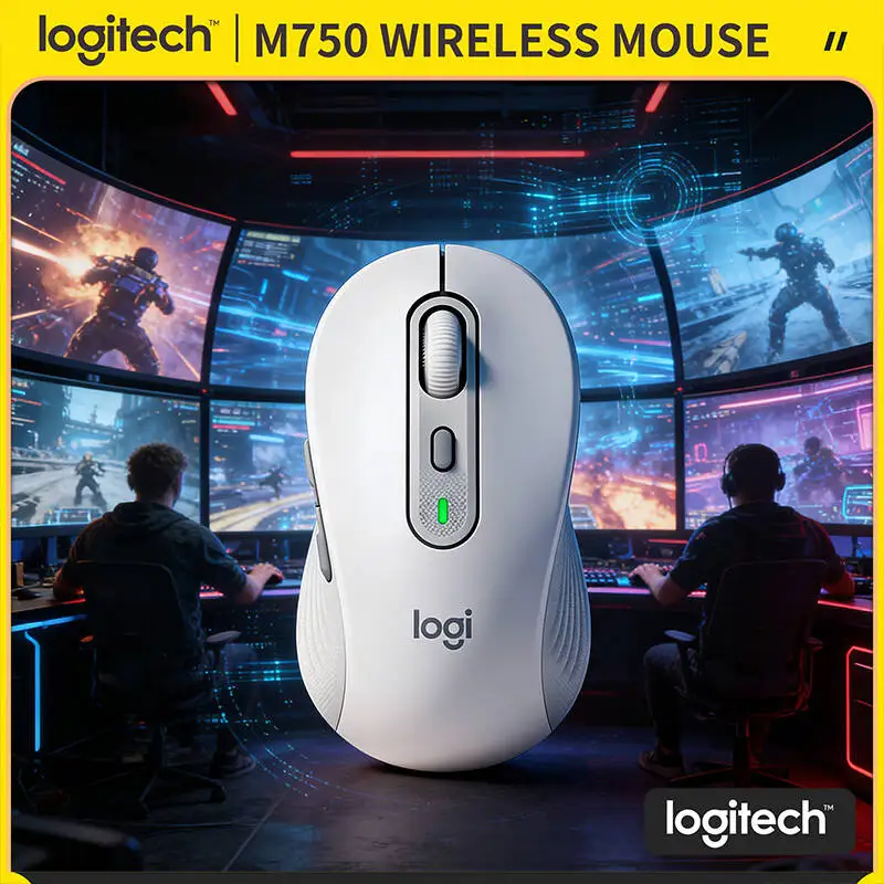

Мышь M750 Signature — 90% снижение шума, настраиваемые боковые кнопки, SmartWheel, 24 месяца автономной работы, помощник для офиса