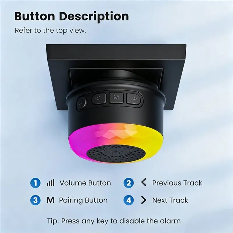 B04C-Tuya Wifi Smart Siren For Home Security Sound And Light Alarm Sensor APP Control For Vibration CO VOC PIR UK Plug