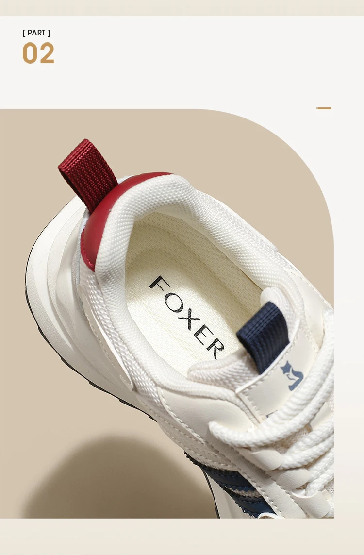 FOXER Damen Sneakers 2026 Neue Lässige Atmungsaktive Mesh-Schuhe Damen-Vulkanisierschuhe Sportschuhe – Detail 7