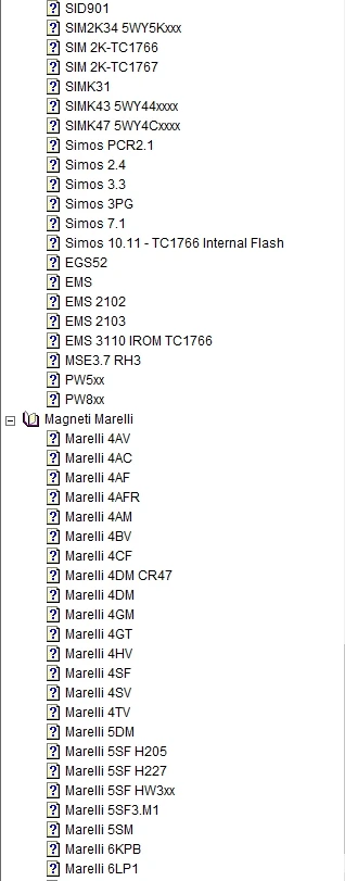 Pinout DM Für BOSCH Für SIEMENS Für CONTl Für Magneti Marelli Für Bosch Für EDC17 / M(E)17/ M(E)7 / MED17(7).... Weitere ECU Modelle – Detail 4