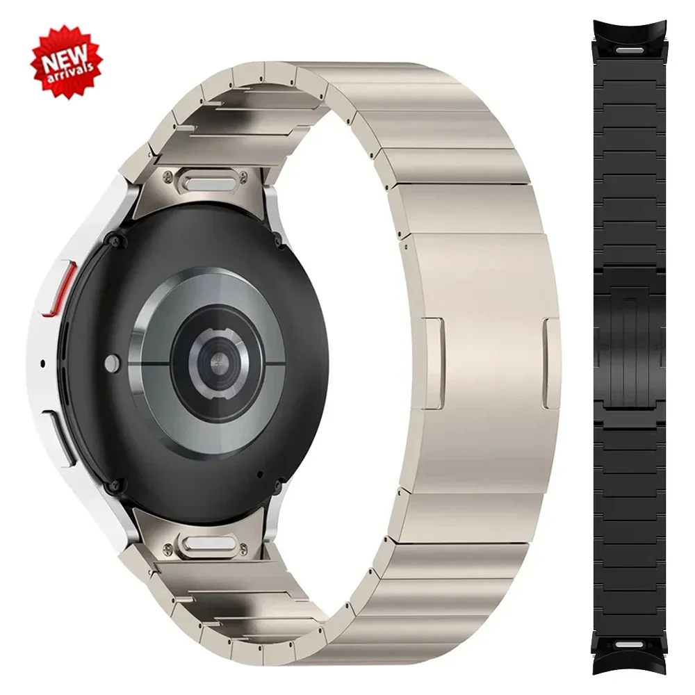 

Титановый ремешок для Samsung Galaxy Watch 6/5/4 40 мм 44 мм 6/4Classic 42 43 мм 46 мм 47 мм Браслет для часов 5 Pro 45 мм Деловой ремешок