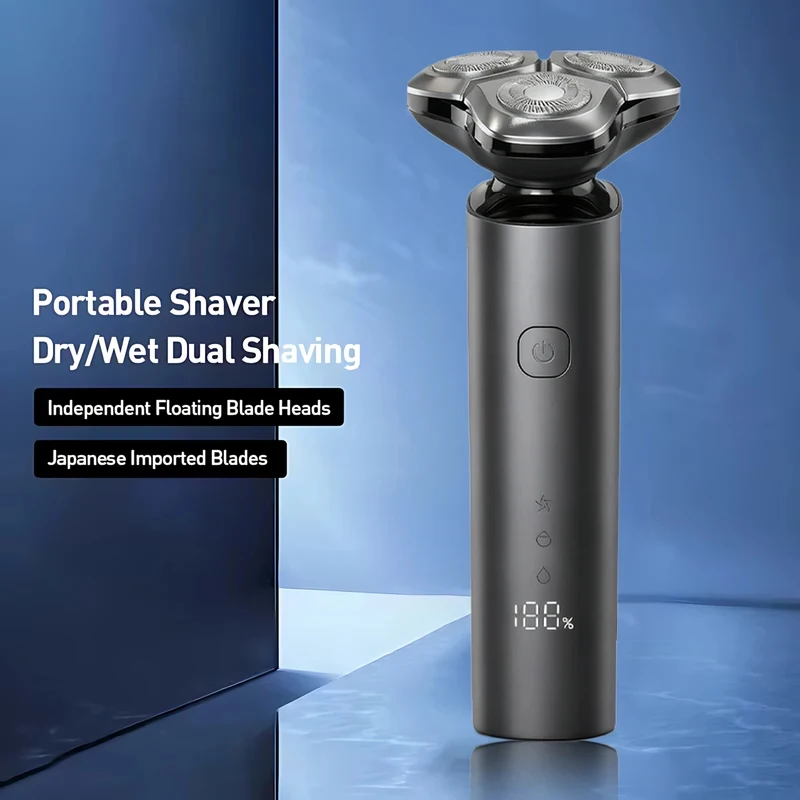 Men's razor 2026New Electric Shaver Enhanced Shaving Machine Razors for Men Waterproof Dry Wet Shaving Beard Trimmer