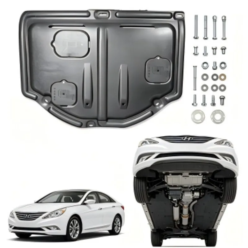Engine Splash Shield Durable Underbody Skid Plate and Chassis Protection for Hyundai Sonata 8th Gen YF 2011-2014 2.0L 2.4L