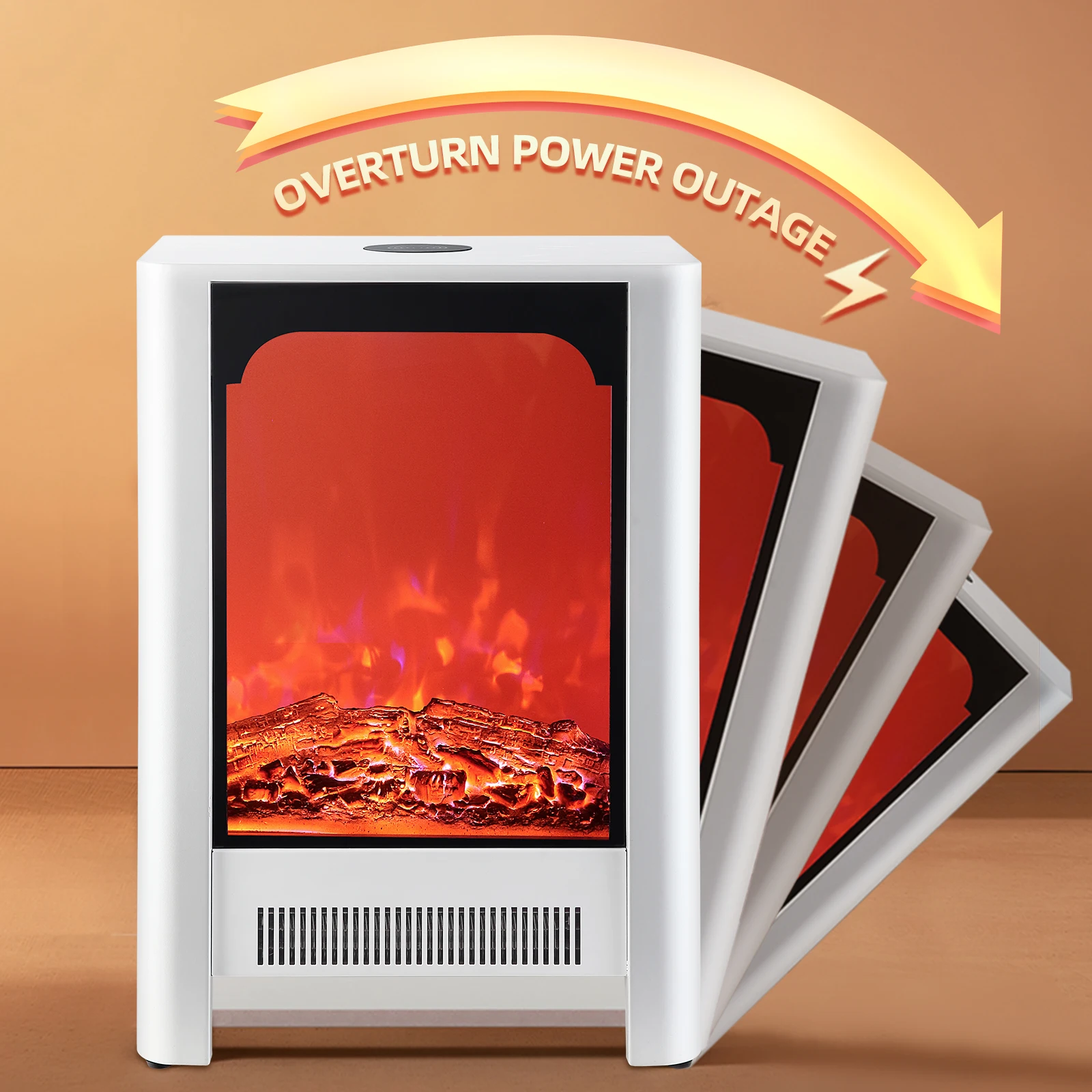 Heating Freestanding Electric Fireplace Portable Electric Heater Indoor Heating Equipment