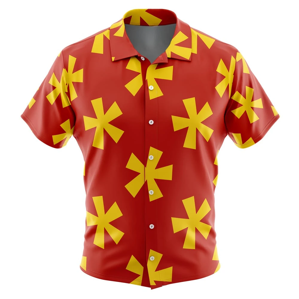 Chip N Dale Button Up Hawaiian ShirtFashion Trend Breathable Loose Versatile Casual Sports Summer Men