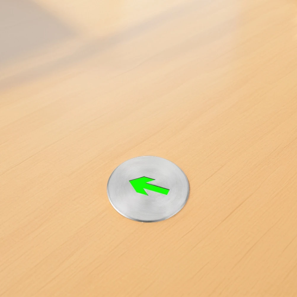 

Индикатор эвакуации заземления, ночной флуоресцентный знак аварийной стрелки, наклейка из нержавеющей стали для безопасного выхода в помещении