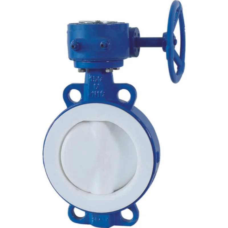 

Задвижка-бабочка D371F4-10/16P из нержавеющей стали с полным PTFE-покрытием, межфланцевая, с червячным приводом, антикоррозийная, для химических кислот и щелочей