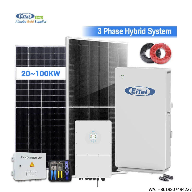 20 Kw Solar Panels and Inverter Power Hybrid System Home Complete Full Kit 20Kw for Home 30 Kw Lithium With Inverter