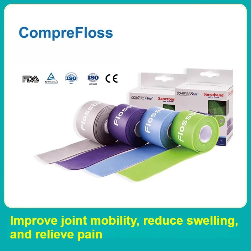 

CompreFlossBand - Fascia Compression Resistance Wrap Band for Joint Support, Fitness Training & Recovery