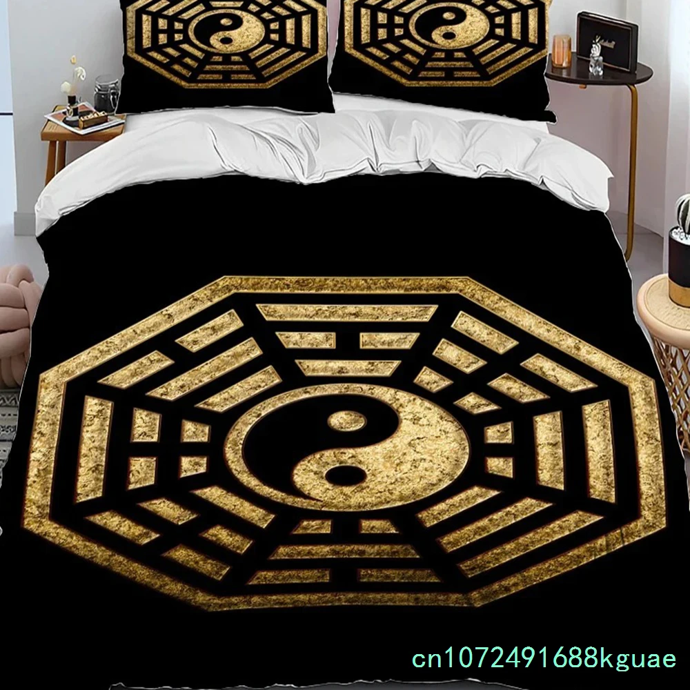 3D Printing Quilting - Zestaw pościeli 3D z motywem chińskiego