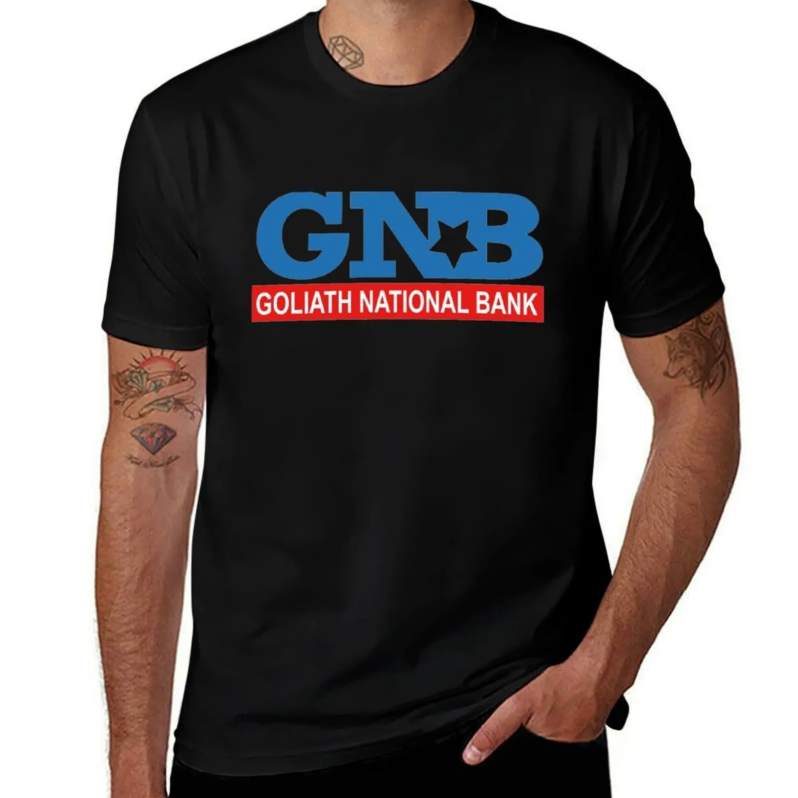 

Goliath National Bank T-Shirt t shirt man luxury cotton t shirt pack T-Shirt