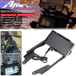 Navigation Bracket Fits For Yamaha MT-09 Tracer 900 Tracer900 MT09 FJ09 Motorcycle GPS Navigate Support Phone Wireless Charger