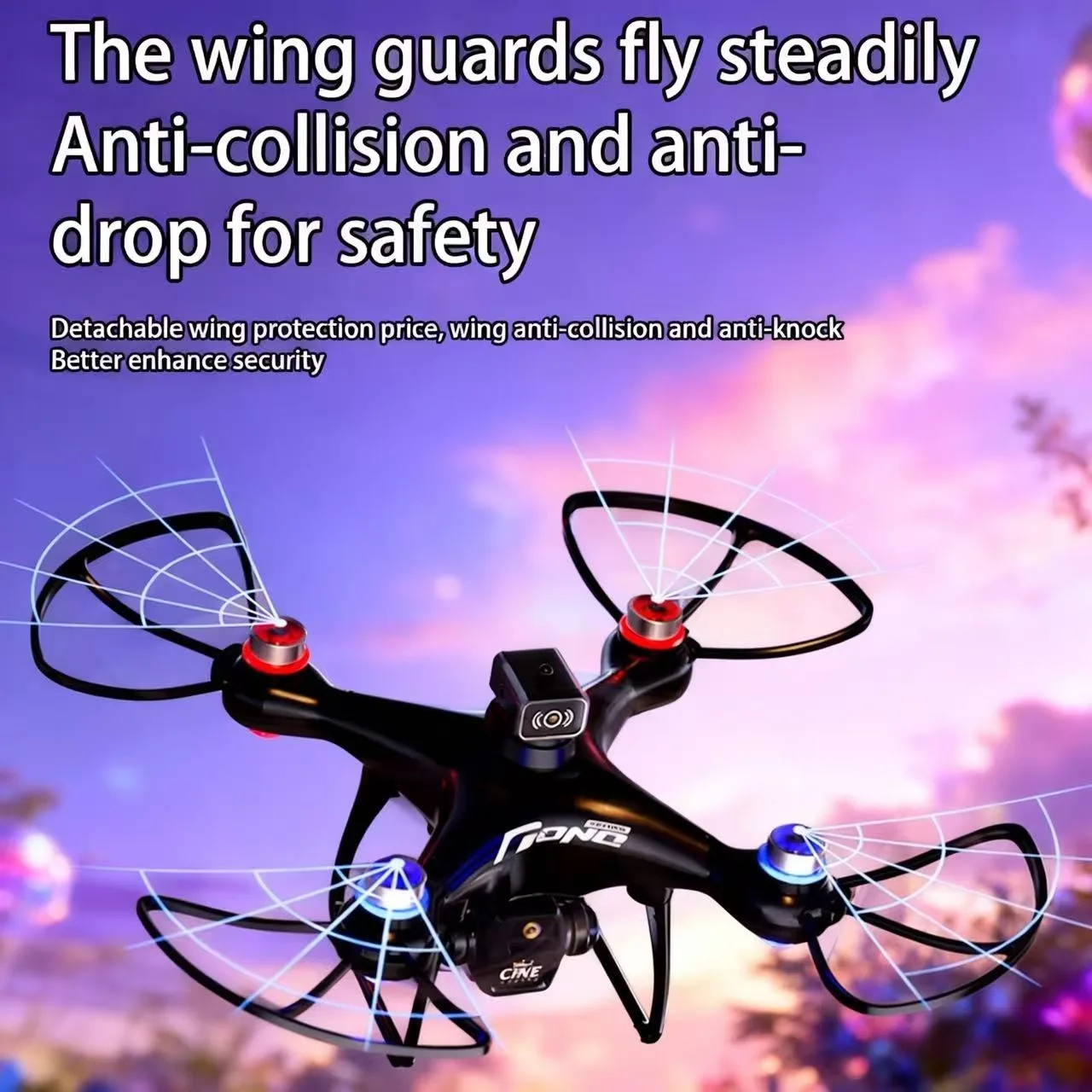 

Selected F156 drone, with high-definition dual cameras, intelligent obstacle avoidance, remote control with screen, optical flow