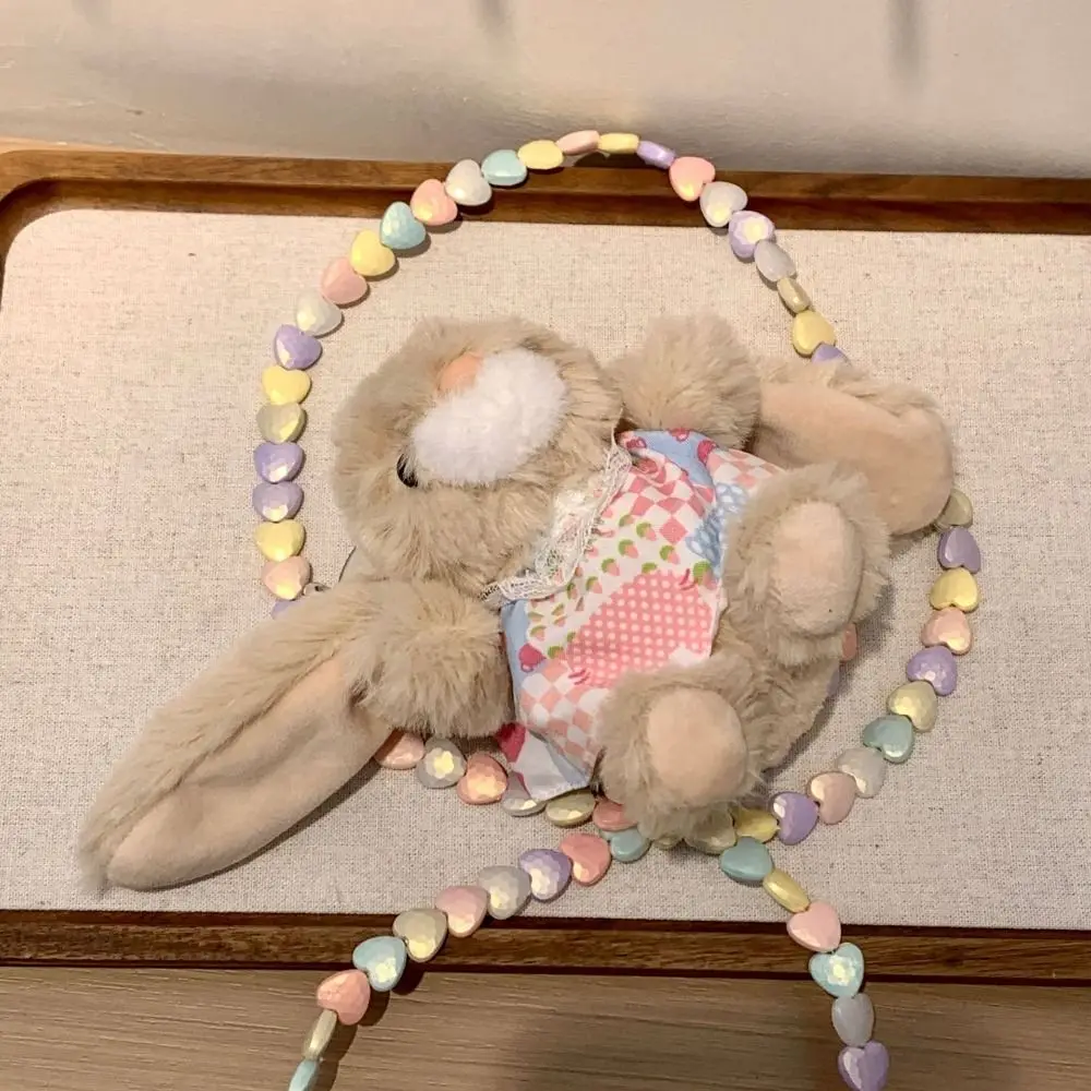 

Милый дизайн, задний зажим для телефона, мягкий материал, зажим, функция кролика, плюшевая веревка для телефона, мини-размер, очаровательная цепочка для мобильного телефона