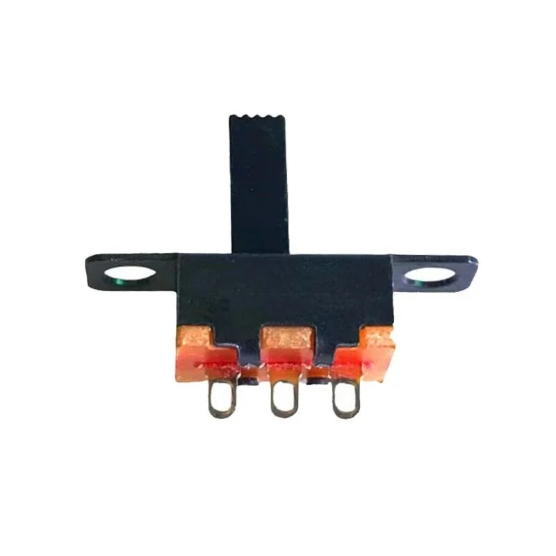 20pcs 50V 0.5 A Mini Size Black SPDT Slide Switch for DIY Power Electronic Projects SS12F15  on-off Toggle Switch Handle 6mm