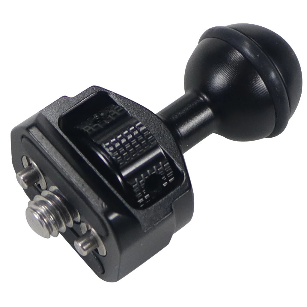 20mm Kugelkopf-Klemmhalterungsadapter mit 1/4'- und 3/8'-Schraube, ARRI-Positionierungsstift für DSLR-Kamera-Rig, Magic Arm, Monitor- und Lichthalterung – Detail 8