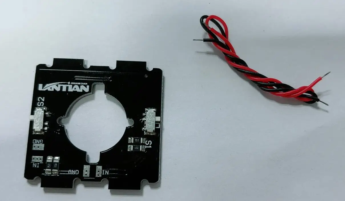 LANTIAN Supporto per fotocamera a LED Scheda di fissaggio Evidenzia 12 Luci a LED per QAV250 280 220 Quadcopter Navigazione notturna RC drone