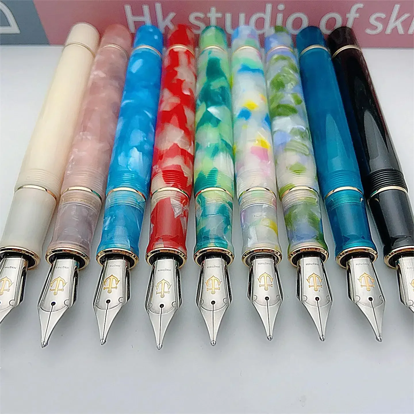 

Гладкая округлая полированная толстая перьевая ручка, школьный наконечник для практики, 1,6 мм, 2,0 мм, 30, мм, двухслойный наконечник с длинным лезвием, двухцветный