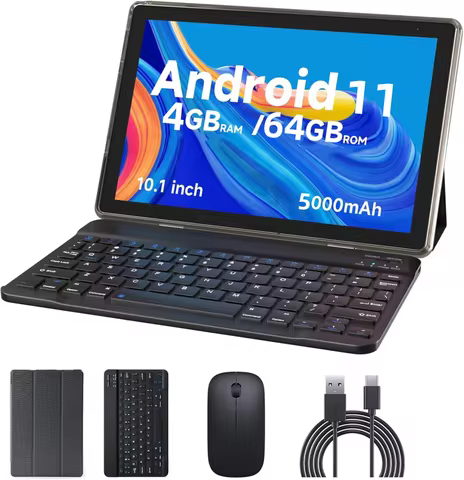 MX2 Android 11 Tablet PC 10.1 INCH 4GB RAM 64GB ROM A133 Quad Core 64 Bit WIFI Dual Camera 1280 x 800 Pixels Type-C