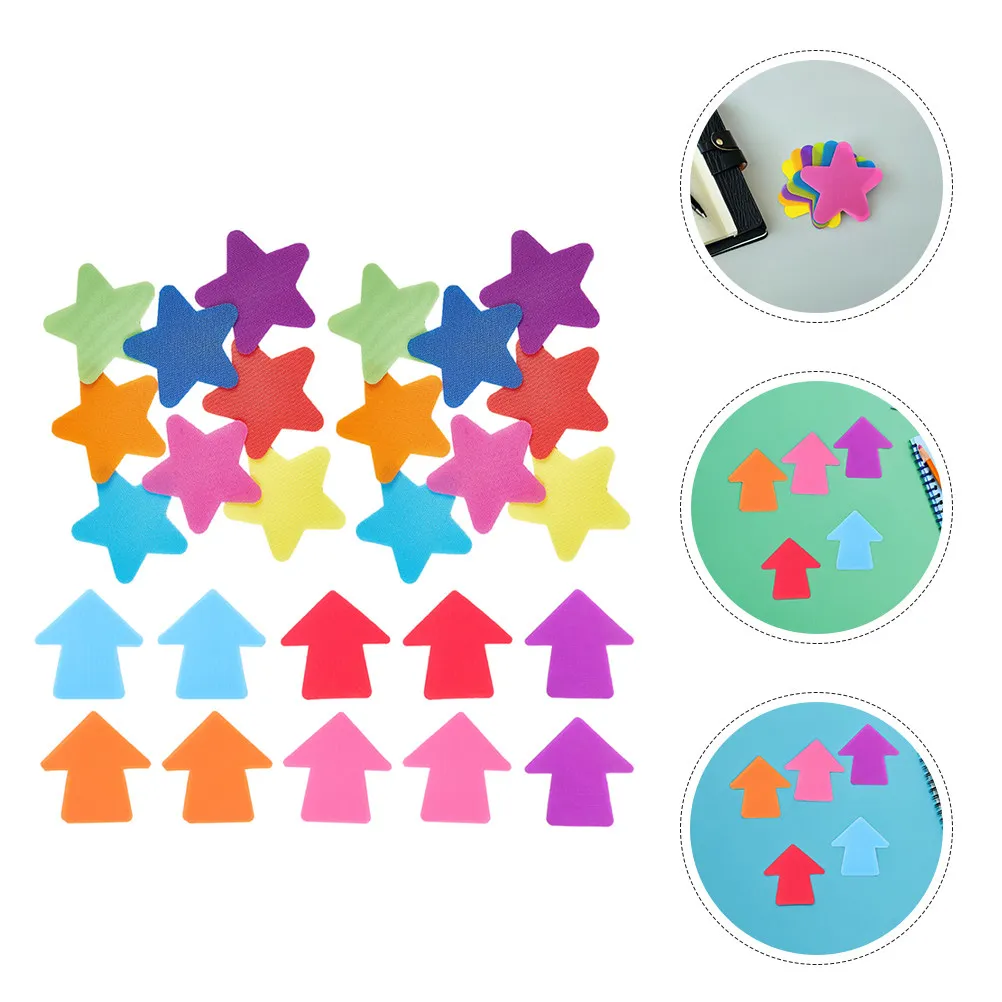 60Pcs Classroom Carpet Position Dots Shape Visual Learning Markers for Kindergarten Preschool Floor