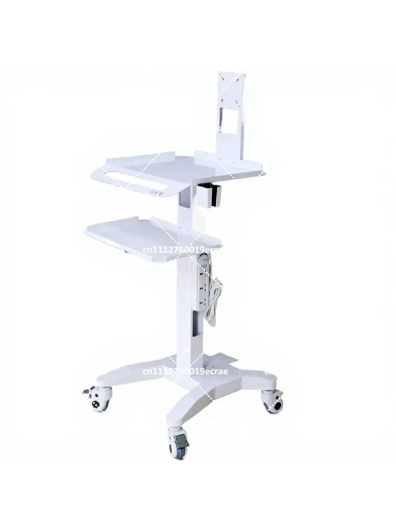 Mobile Oral Scanner Cart Multifunctional Instrument Trolley Endoscope Notebook Display Stand