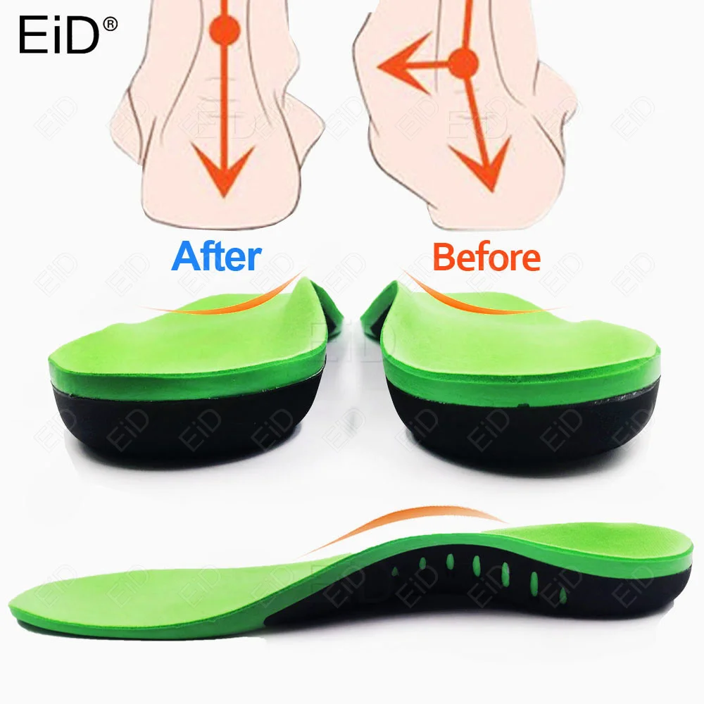 Plus size High Quality EVA Orthotic Insole For Flat Feet Arch Support Orthopedic Shoes Sole Insoles For Men And Women Shoe Pads