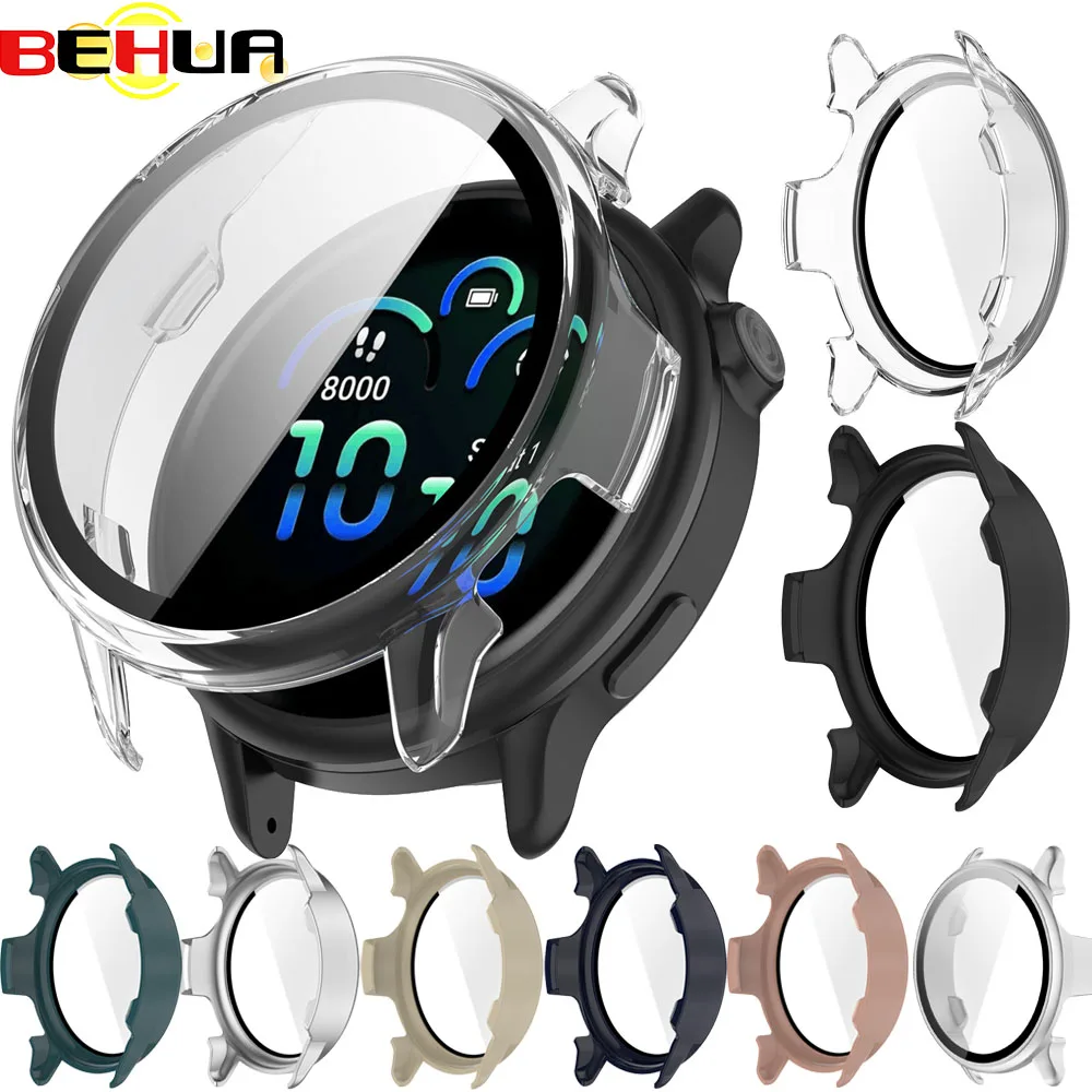 

Защитный чехол BEHUA для Garmin Vivoactive 5/6 Active5 SmartWatch, чехол для ПК с рамкой из закаленного стекла