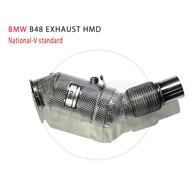 HMD Exhaust Manifold Downpipe for BMW G20 G28 G30 G38 B38 B48 Car Accessories With Catalytic Header Without Cat