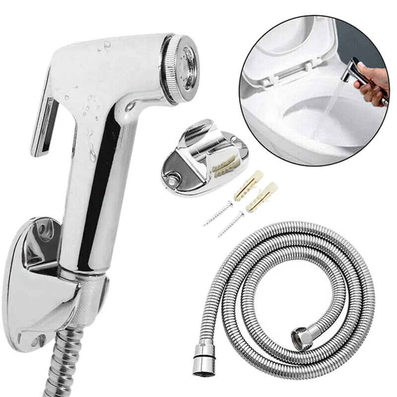 

ABGR-3X Toilet Bathroom Hand Held Handheld Sprayer Shower Bidet Spray Hose Holder