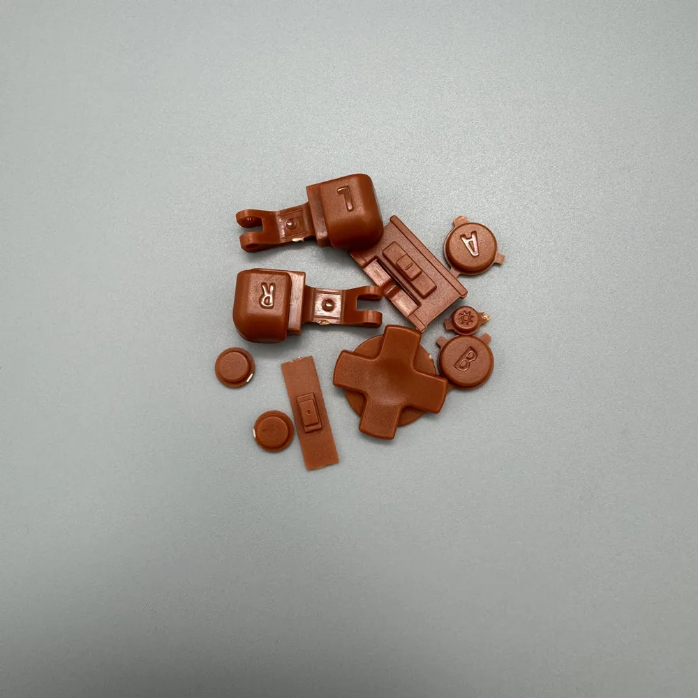 لون زر عملية AB الصليب D-الوسادة ل Gameboy مقدما SP GBASP ، مفتاح الاتجاه ، عالية الجودة