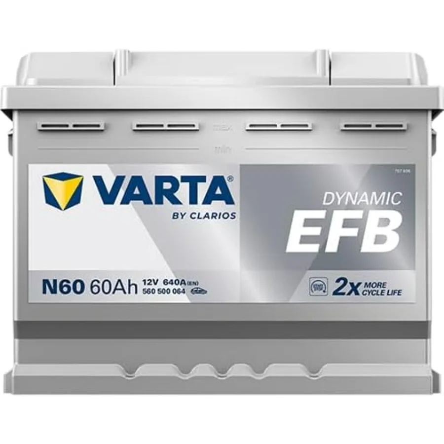 فارتا بلو ديناميكي EFB N60 60Ah 640A 242x175x190mm علامة تبويب سفلية B13