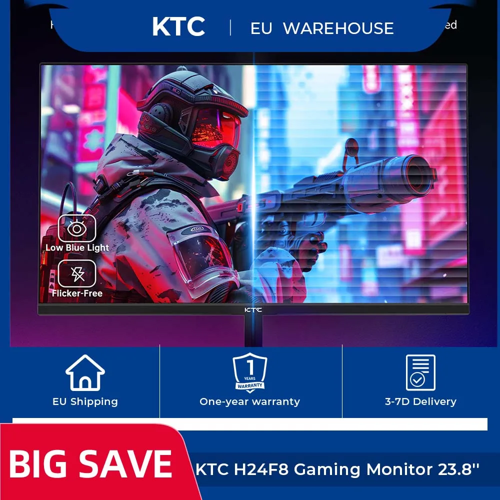 MONITOR KTC H24F8 PARA JUEGOS 23.8''
