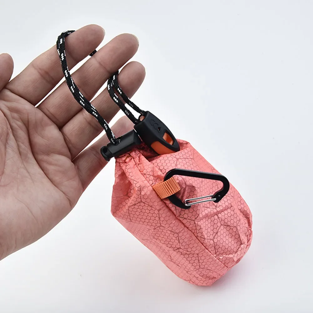 Portable Waterproof Survival Sleeping Storage Bag Hiking Sack Camping Gear Thermal Bivy Aid Rescue Kit Mylar Blanket