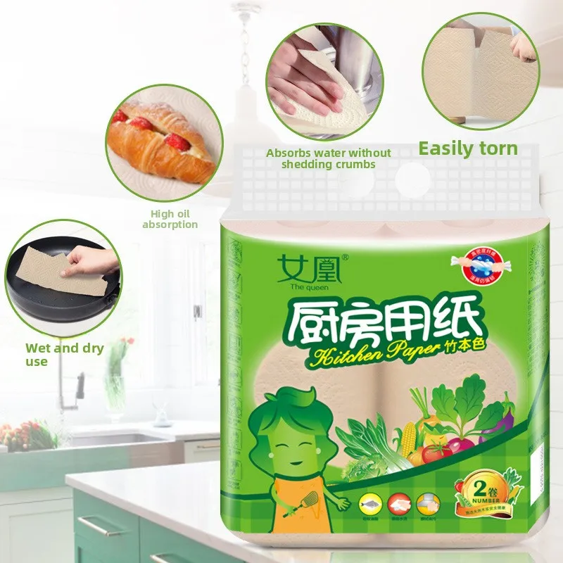 Tisu Dapur Penyerap Minyak, Tisu Lap Tangan, Satu Kotak Isi 0 Gulung, Tisu Dapur Berkualitas Tinggi