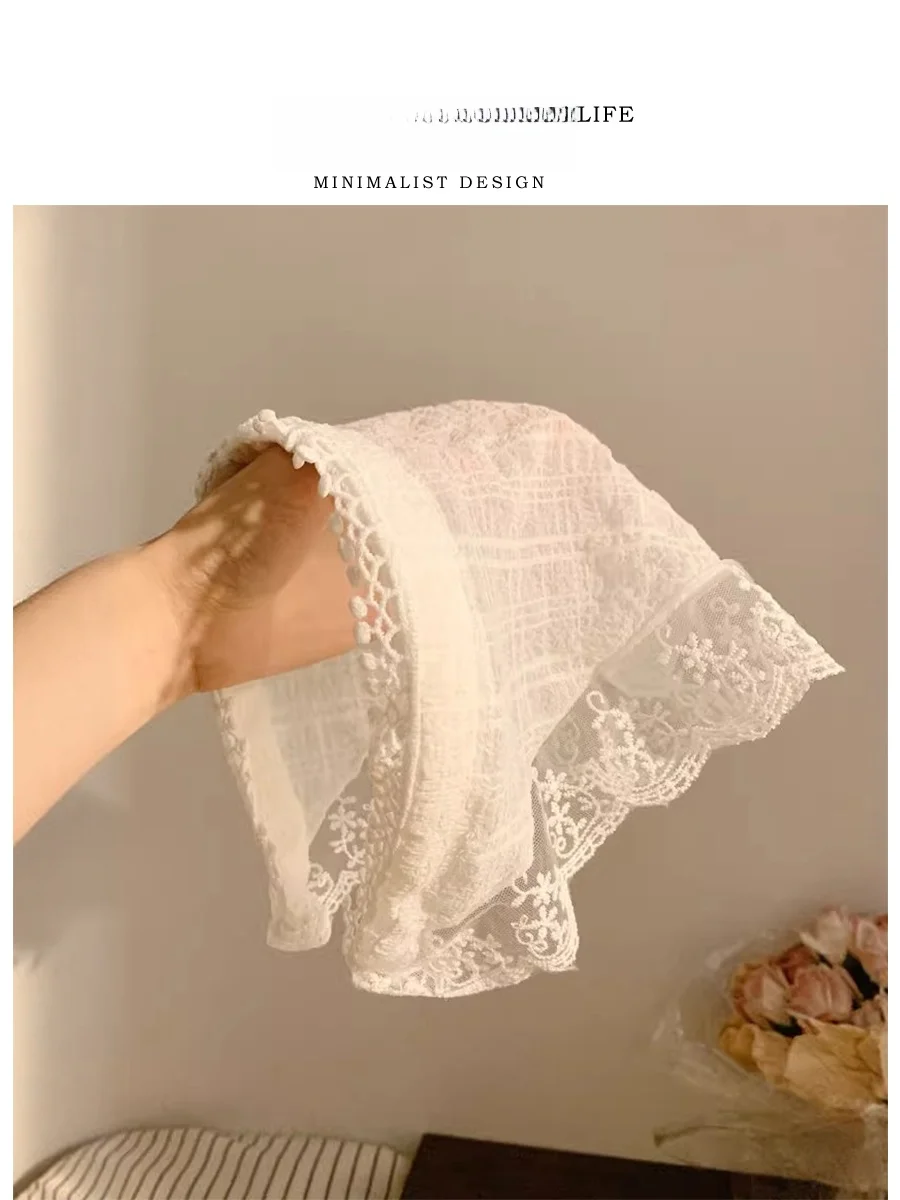 

Модная женская повязка для волос Tlife с кружевом и цветочным принтом, в стиле кантри, для пляжа, свадебная фата, аксессуар для волос