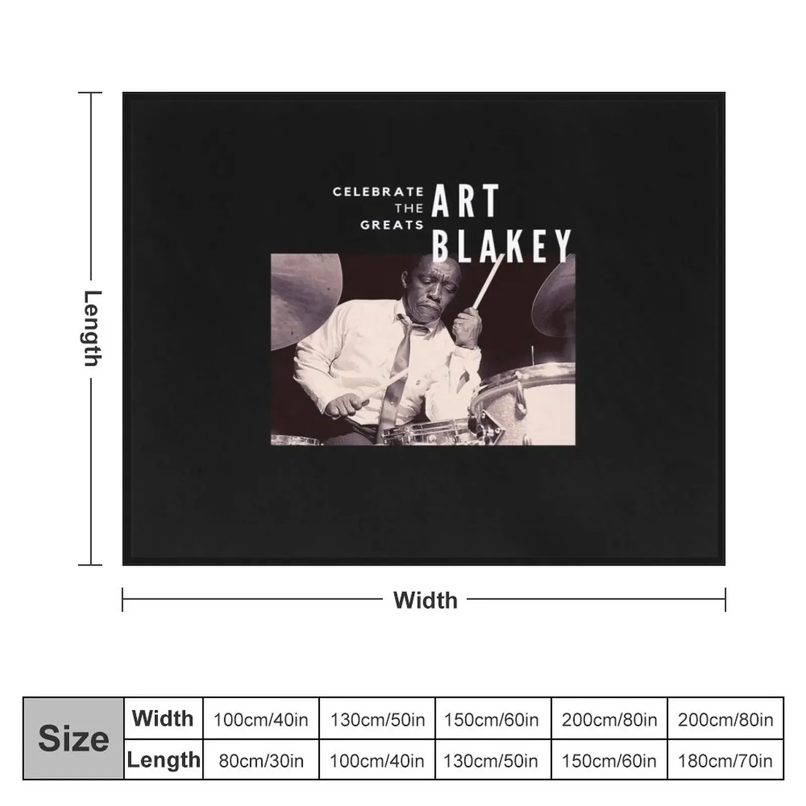 Art Blakey: Great Jazz Drummer/ Musician Throw Blanket anime Thin Designers Soft Big Blankets